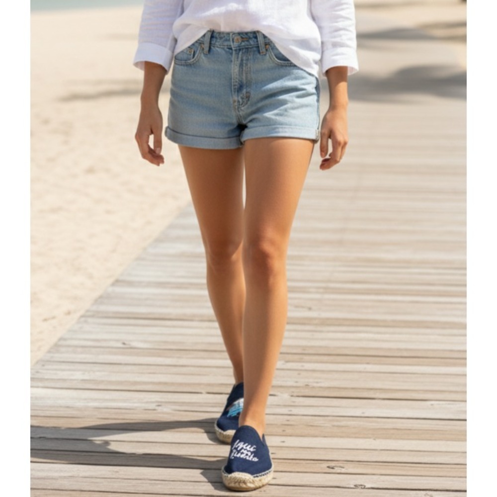 Nautical Blue Espadrille Slip-Ons - Women